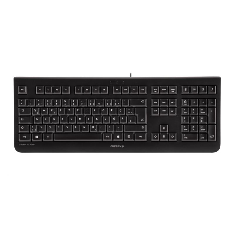 CHERRY KC 1000 keyboard USB Czech Black