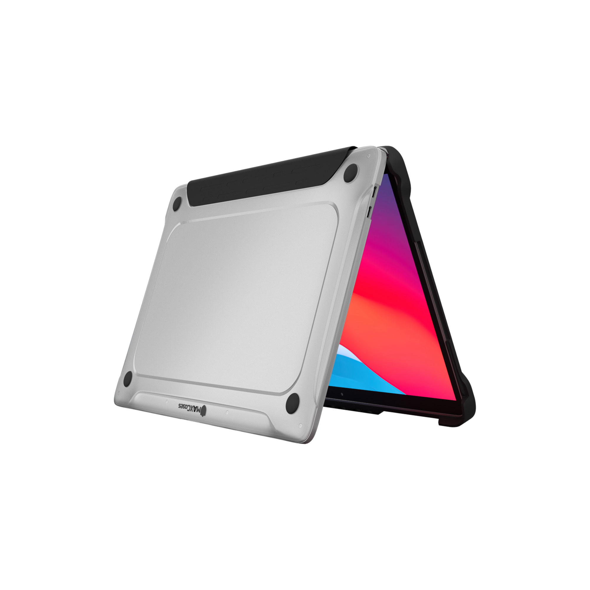 MAXCases Extreme Shell-L for Macbook Pro 14" (2021 w/Touch ID - M1 Pro Chip ) (Black/Clear)