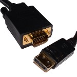 4XEM 4XDPMVGAMCBL video cable adapter 1.8 m DisplayPort VGA (D-Sub) Black