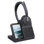 Yealink Headset Wireless Dual-Mode DECT/Bluetooth 3-Mic NC with Basestation WH64 Workstation Dual Teams