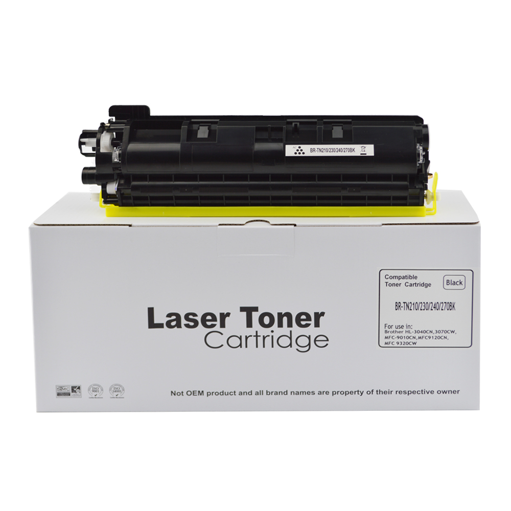 CTS Wholesale Comp Brother HL3040 Black Toner TN230BK also for TN210BK TN250BK TN270BK