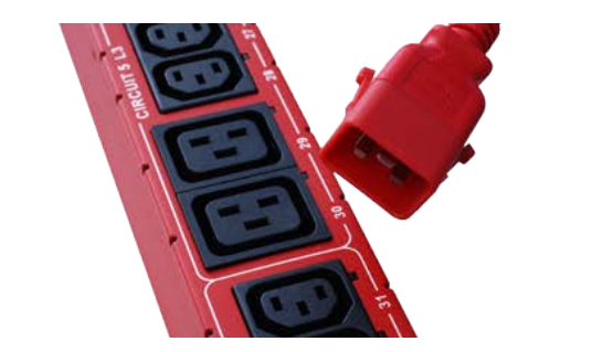 Raritan SLC14C15-3.5MK1-6PK power cable Red 3.5 m C14 coupler C15 coup