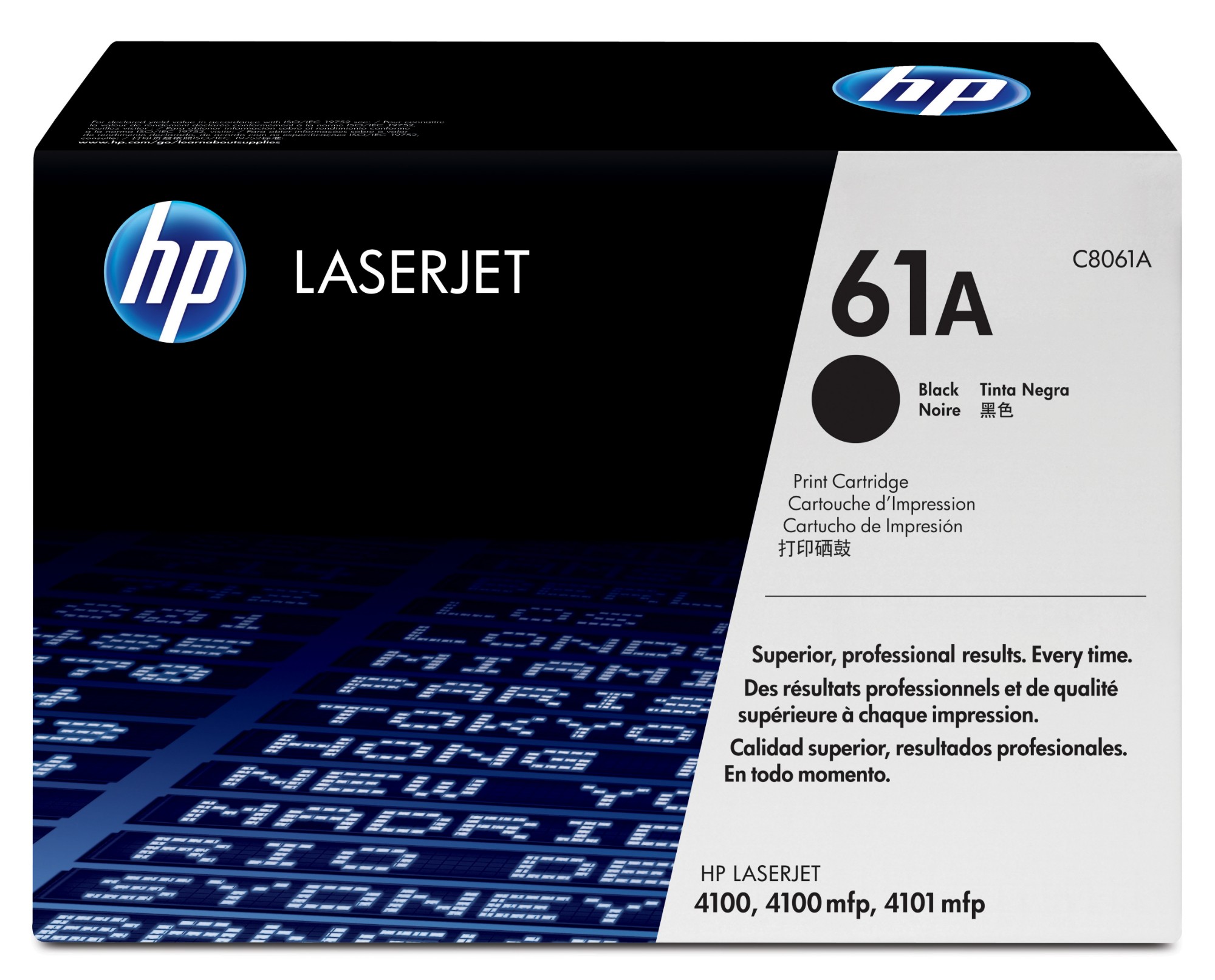 HP C8061A/61A Toner cartridge black, 6K pages ISO/IEC 19752 for HP LaserJet 4100