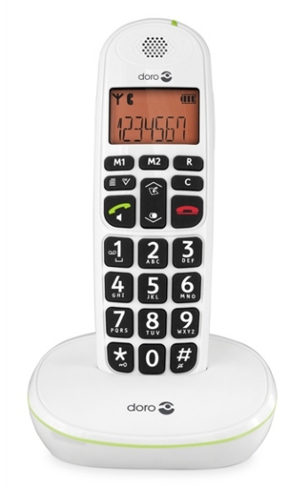 Doro PhoneEasy 100w DECT telephone Caller ID White