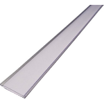 Beaverswood Self-Adhesive Ticket Holders (Clear) With Card Inserts (White) For Shelving and Racking H54mmxW1m (Pack 10) - TS54/10