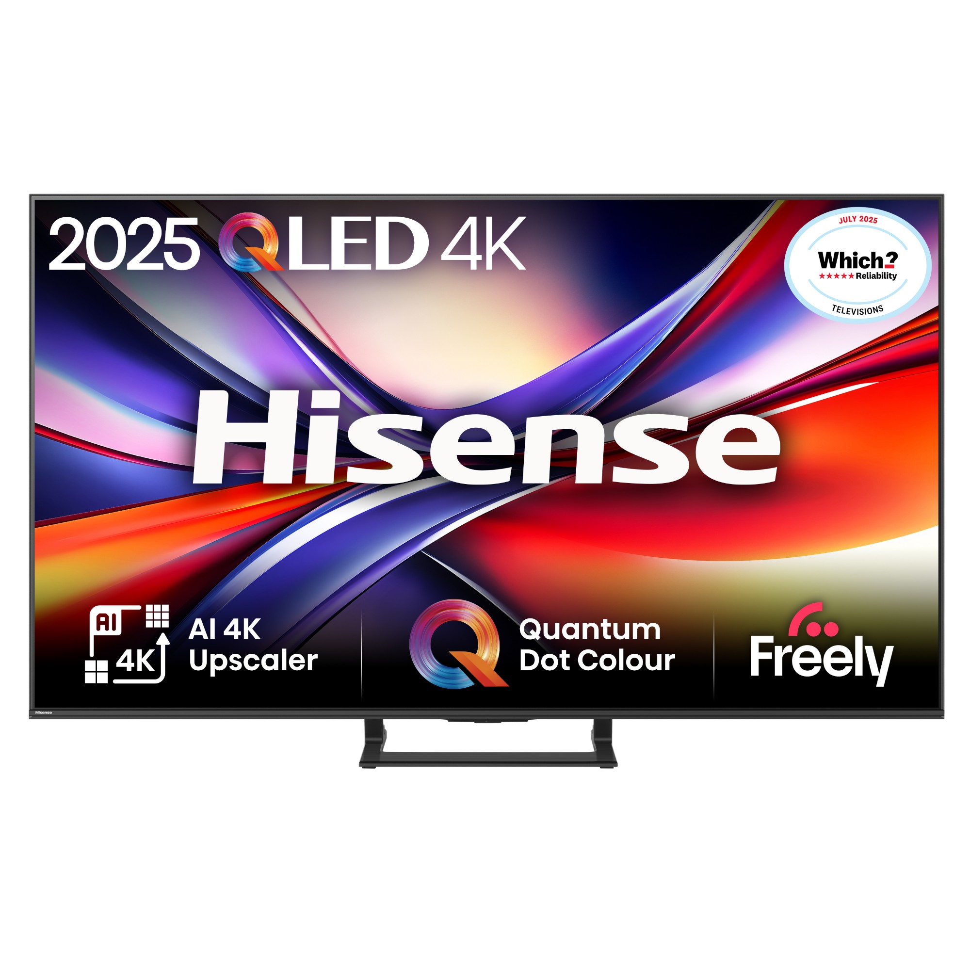 Hisense 75" A7QTUK QLED Smart AI TV with Freely