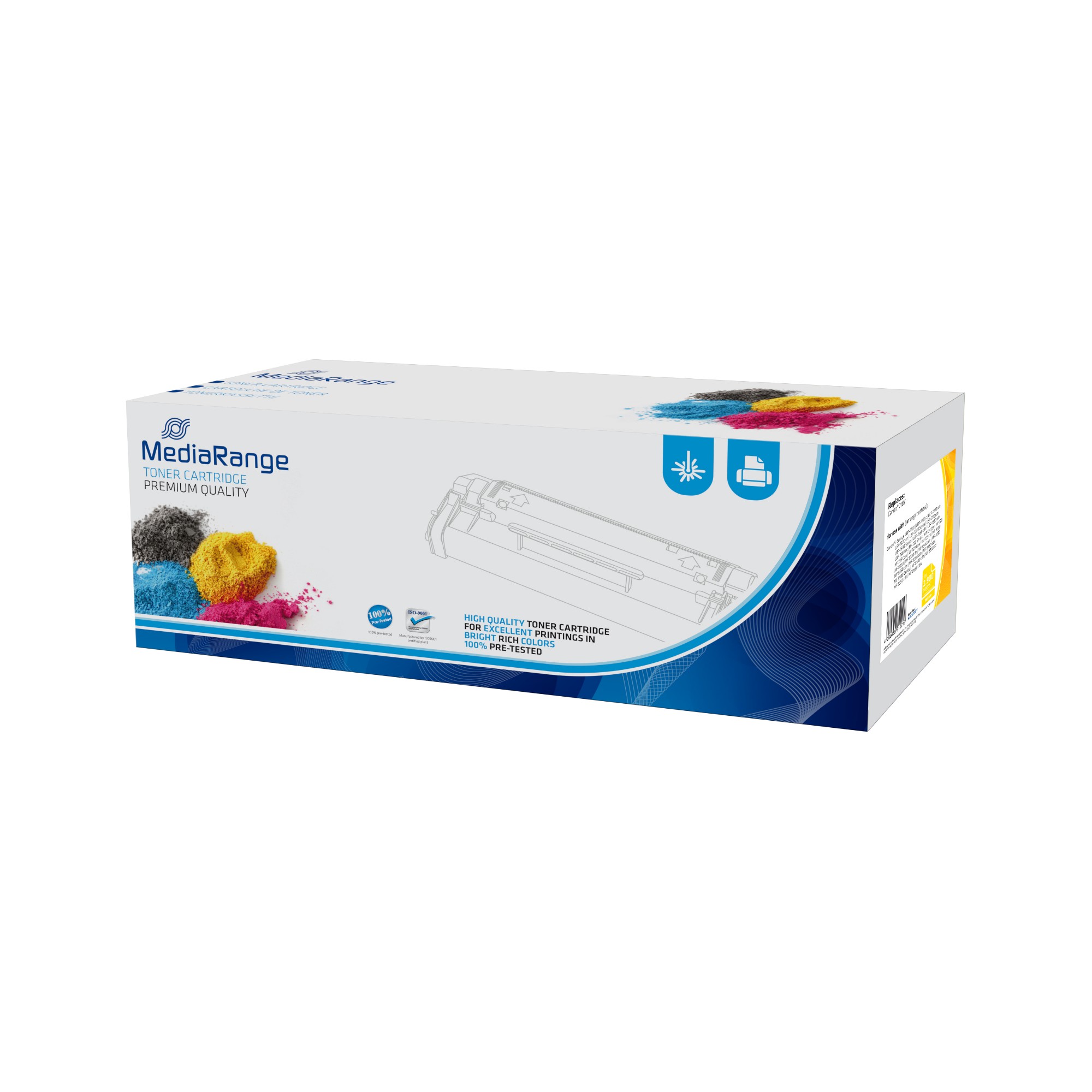 MediaRange MRCAT718Y toner cartridge 1 pc(s) Yellow