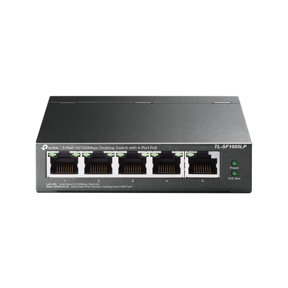 Image of TP-Link 5-Port 10/100Mbps Desktop Switch with 4-Port PoE