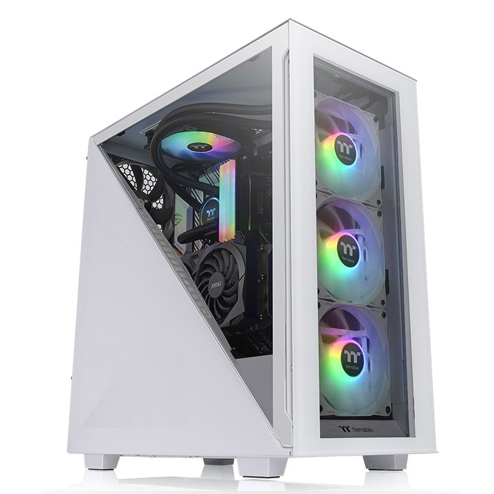 Thermaltake Divider 300 TG Snow Midi Tower White