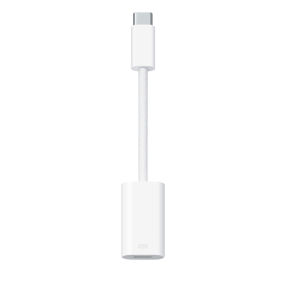 Photos - Cable (video, audio, USB) Apple MUQX3ZM/A cable gender changer USB Type-C Lightning White 