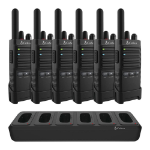 Cobra PX650 PMR446 RADIO 6 PACK