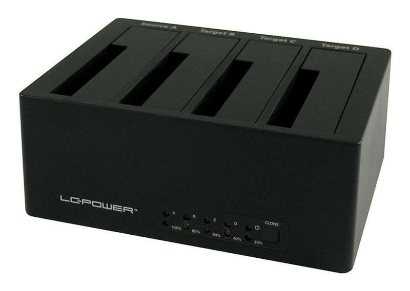 Image of LC-Power LC-DOCK-U3-4B storage drive docking station USB 3.2 Gen 1...