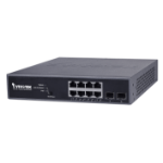 VIVOTEK AW-GEV-104B-130 network switch Managed Gigabit Ethernet (10/100/1000) Power over Ethernet (PoE) 1U Black