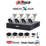Dahua Technology Kit de Videovigilancia DAHUA 4 canales KIT DE 4 CH 2MP KITXVR1B04-I/T/4-B1A21N -