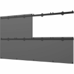 Peerless LEDUNVM-4X4 signage display mount 109.2 cm (43") Black