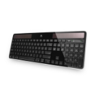 Logitech Wireless Solar K750 keyboard RF Wireless QWERTY Nordic Black