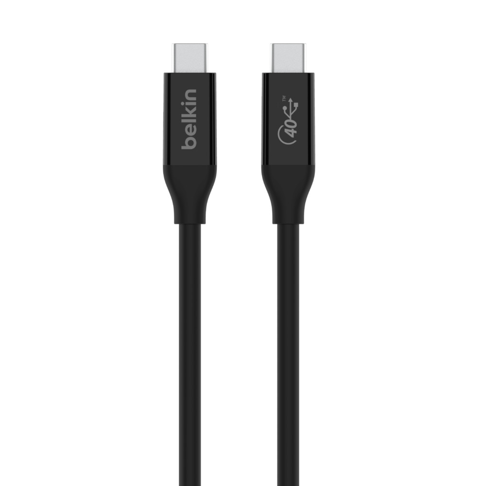 Photos - Cable (video, audio, USB) Belkin INZ001bt0.8MBK USB cable 0.8 m USB4 Gen 3x2 USB C Black 