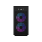 HP OMEN 35L Gaming Desktop GT16-1001na PC AMD Ryzen™ 7 9800X3D 32 GB DDR5-SDRAM AMD Radeon RX 9070 XT Windows 11 Home Tower Black