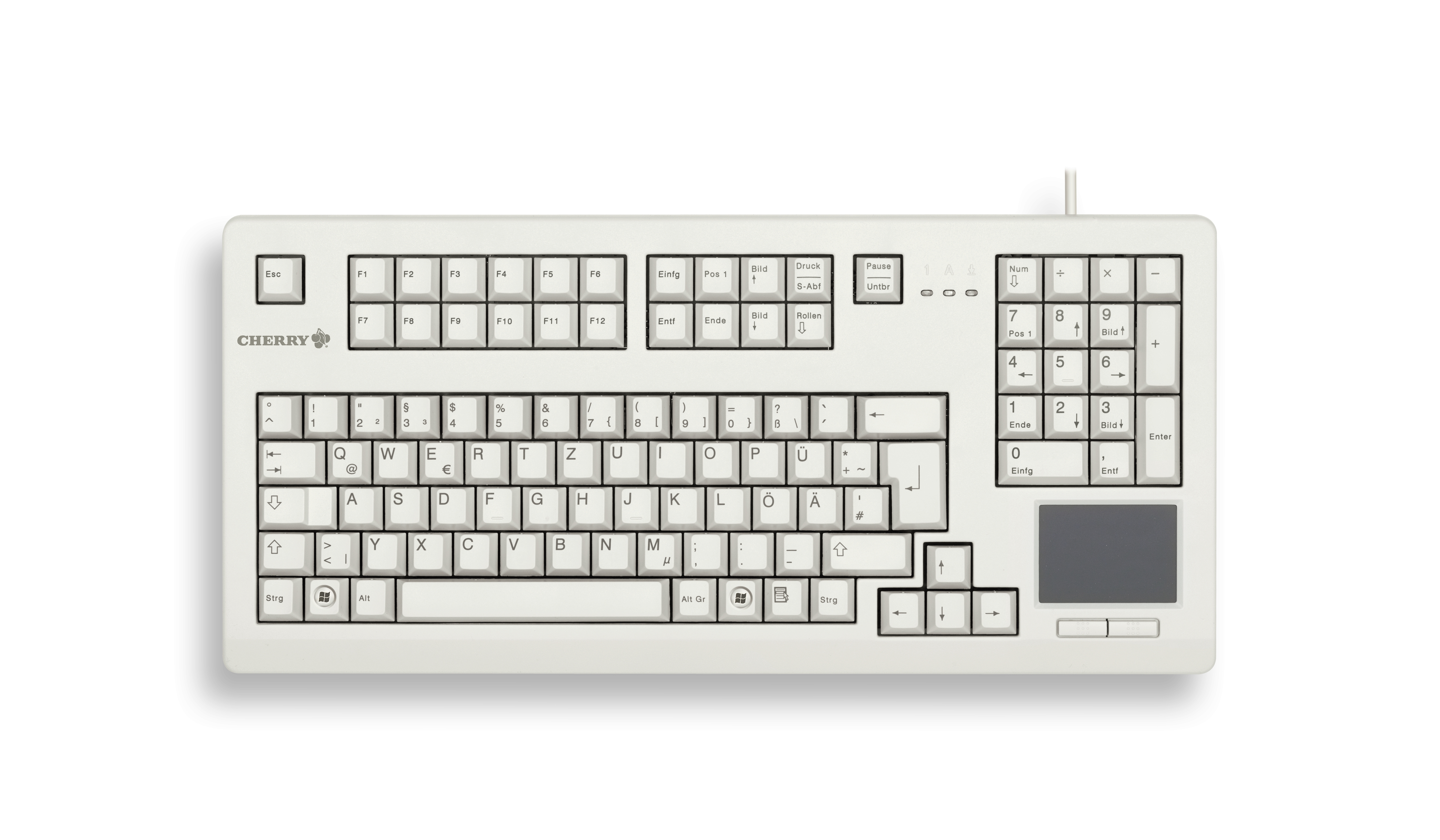 Image of CHERRY TouchBoard G80-1190 keyboard USB QWERTZ German Grey