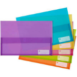 MARBIG POLYPICK WALLET FOOLSCAP SUMMER COLOURS