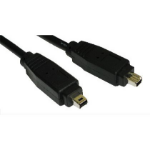 Cables Direct CDL-150EE2M FireWire cable 4-p Black 2 m