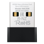 Mercusys MA20N tarjeta de red WLAN 650 Mbit/s