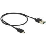 DeLOCK 83845 USB-kabel USB 2.0 0,5 m USB A Micro-USB B Zwart