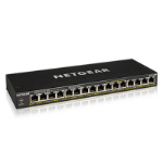 NETGEAR GS316PP-100AJS network switch Unmanaged Gigabit Ethernet (10/100/1000) Power over Ethernet (PoE) Black