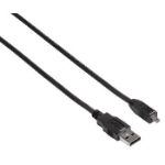 Hama USB 2.0 Cable, 1.8m USB cable USB A Black