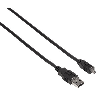 Image of Hama USB 2.0 Cable, 1.8m USB cable USB A Black