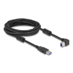 DeLOCK USB 5 Gbps Cable Type-A male to Type-B male 90° right angled 5 m