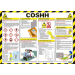 Safety First Aid Gro COSHH (Control of Substances Hazardous to Health) Poster A2 Laminated