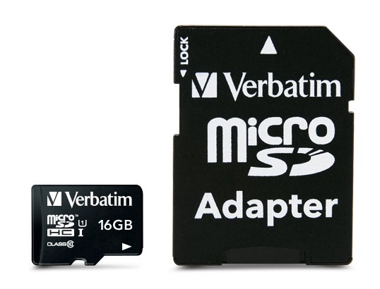 Image of Verbatim Premium 16 GB MicroSDHC Class 10