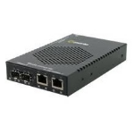 Perle S-1110DHP-DSFP network media converter 1000 Mbit/s Black
