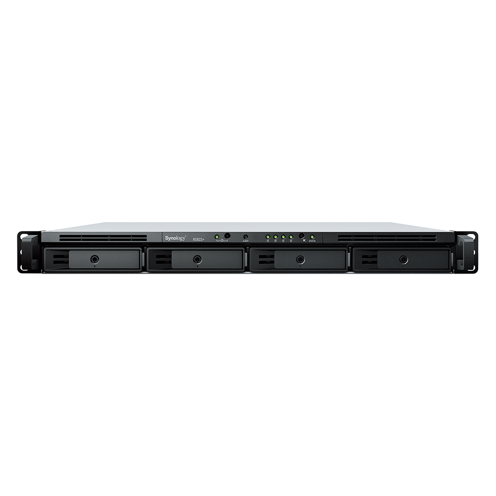 Image of Synology RackStation RS822+ NAS Rack (1U) Ethernet LAN Black V1500B