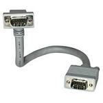 C2G 0.5m Monitor HD15 M/F cable VGA cable VGA (D-Sub) Grey