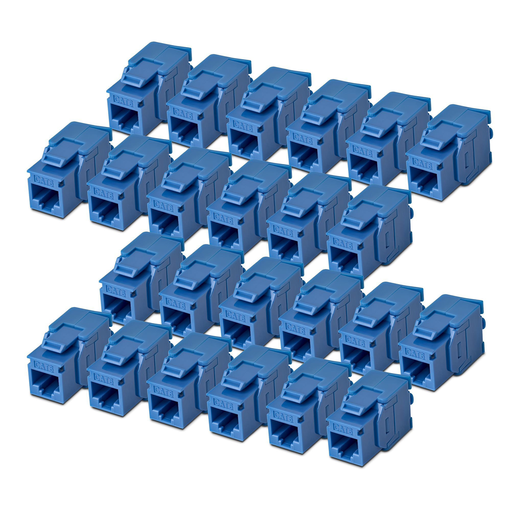 StarTech.com Cat6 Keystone Jack. 24-Pack RJ45 Ethernet Keystone Jacks.