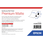 Epson Premium Matte Ticket - Roll: 80mm x 50m