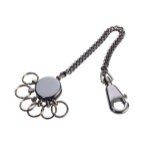 TROIKA PATENT CHAIN Key ring Grey
