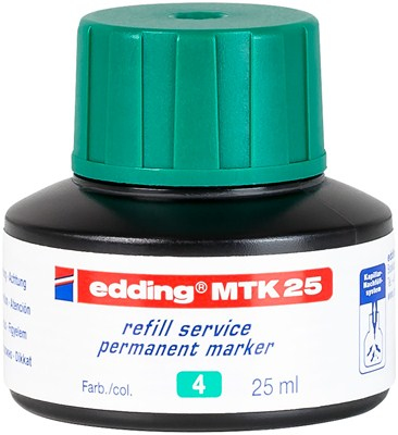 Photos - Felt Tip Pen Edding MTK 25 marker refill Green 25 ml 1 pc(s) 4-MTK25004 