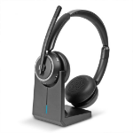 Lindy L118 Wireless Noise Cancelling Headset and Charging Base