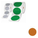 Brother LTZ1R025FPEL self-adhesive label Circle Brown