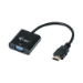 i-tec HDMI2VGAADA adaptador de cable de vídeo 0,15 m HDMI VGA Negro