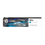 HP J3M68A/981A Ink cartridge cyan, 6K pages ISO/IEC 19798 70ml for HP PageWide E 58650/556