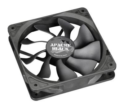Akasa AK-FN058 computer cooling system Computer case Fan 12 cm Black