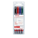 Edding 361 marker 4 pc(s) Fibre tip Black, Blue, Green, Red
