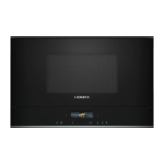 Siemens iQ700 BF722L1B1 microwave Black Solo microwave Built-in 21 L 900 W