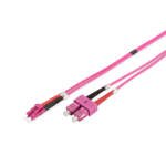 Digitus DK-2532-03-4 InfiniBand en Glasvezelkabel 3 m LC SC I-VH Violet
