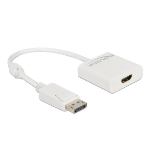 DeLOCK 63586 video kabel adapter 0,2 m DisplayPort HDMI Wit