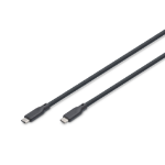 Digitus USB silicone cable, USB4 version 2.0, USB 80Gbps, 0.5m, black